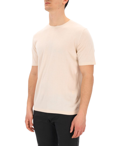 Shop Roberto Collina Men's White Cotton T-shirt