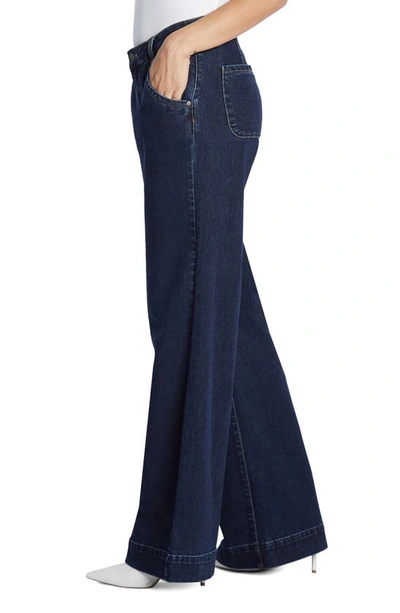 Wash Lab Denim Daily Denim Trousers In Dark Blue