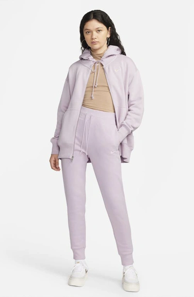 Shop Nike Sportswear Phoenix Fleece Sweatpants In Doll/ Sail