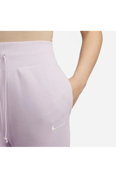 Shop Nike Sportswear Phoenix Fleece Sweatpants In Doll/ Sail