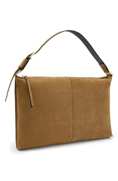 Shop Allsaints Edbury Leather Shoulder Bag In Conker Brown