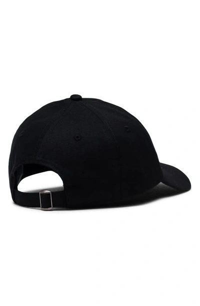 Shop Herschel Supply Co Sylas Tan Diamond Cotton Twill Baseball Cap In Black