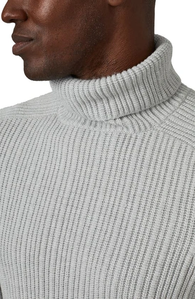 Shop 7 Diamonds Twin City Rolled Turtleneck Sweater In Grey