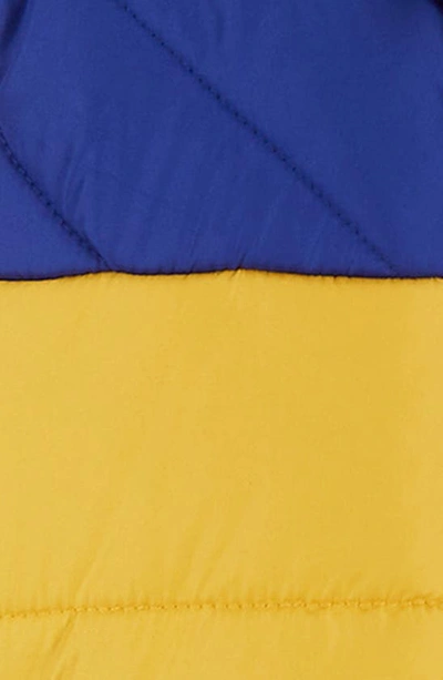 Shop Andy & Evan Kids' Colorblock Reversible Vest In Blue/ Yellow