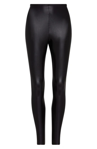 Shop Commando Matte Metallic Leggings In Oxide