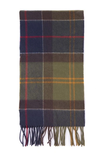Barbour Tartan Cashmere Scarf In Classic