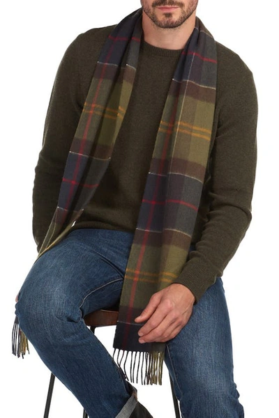 Barbour Tartan Cashmere Scarf In Classic