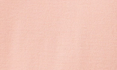 Chaus Beaded Collar Puff Sleeve Sweater In Misty Pink