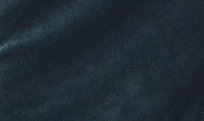 Chaus Bead Detail Long Sleeve Velvet Dress In Majestic Emerald