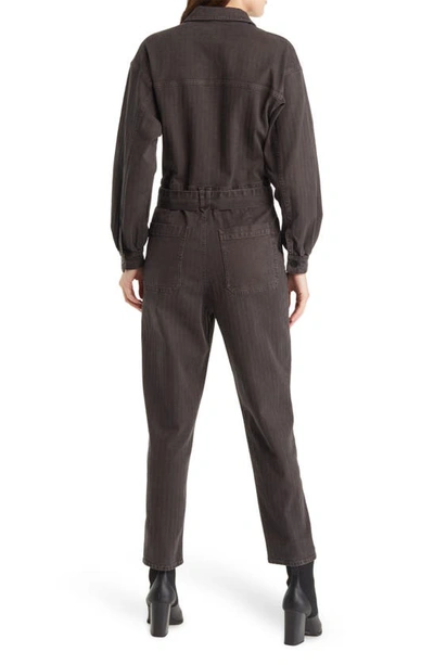 Shop Ag Ryleigh Belted Jumpsuit In Sulfur Black