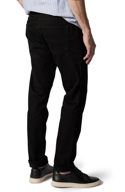 Shop Rodd & Gunn Longburn Black Straight Leg Jeans In Nero