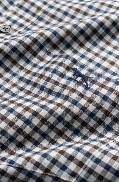 Rodd & Gunn Men's Gebbies Valley Gingham Sport Shirt In Walnut