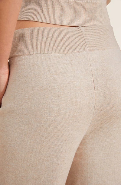 Eberjey Recycled Wide-leg Sweater Pants In Oat