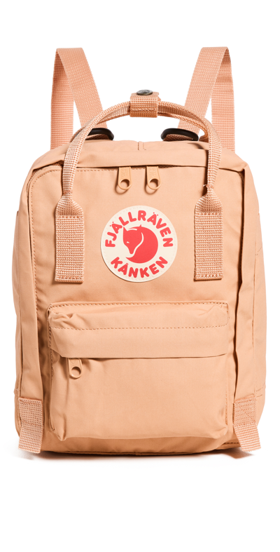 Shop Fjall Raven Kanken Mini Backpack Peach Sand One Size