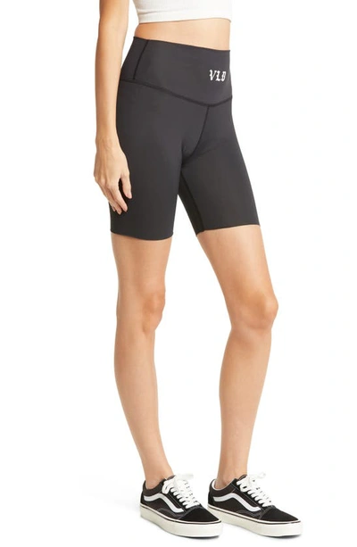 Shop Viva La Bonita Hype Woman High Waist Bike Shorts In Black