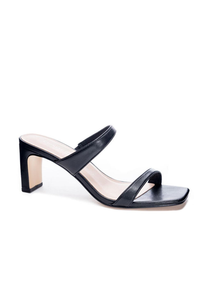 Shop Chinese Laundry Yanti Slide Sandal In Black