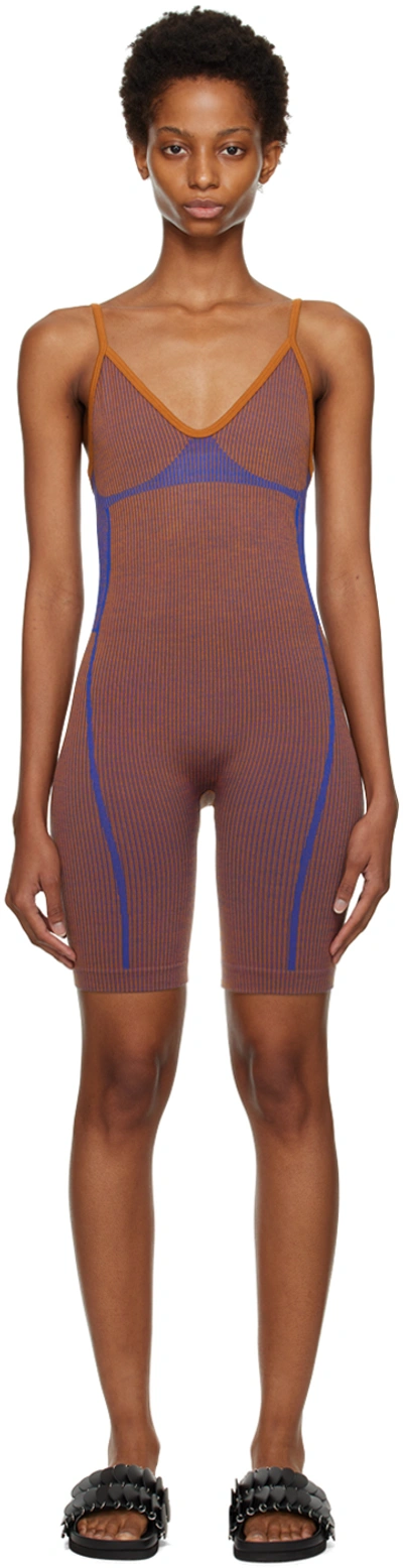 NAGNATA TAN ALL-IN PLAYSUIT 