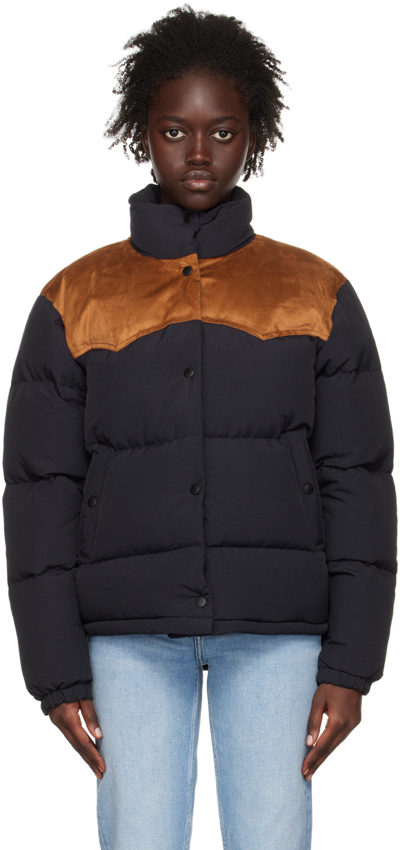 Rag & Bone Cal Nylon Puffer Coat In Black