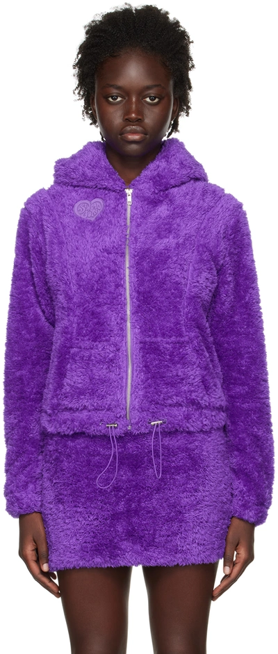 Shop Sinead Gorey Purple Heart Hoodie