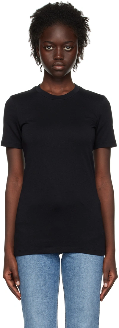 Shop Theory Black Johnna T-shirt In Black - 001