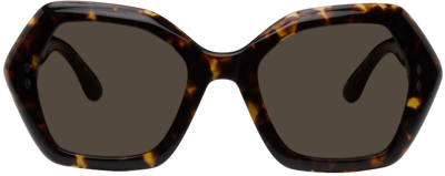 Shop Isabel Marant Tortoiseshell Ely Sunglasses In 0086 Havana