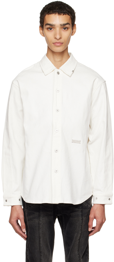 Shop C2h4 White 'winter Voyage' Shirt