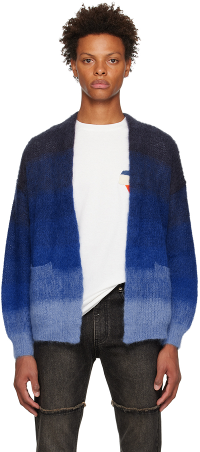 Shop Isabel Marant Blue Dana Cardigan In 30na Navy