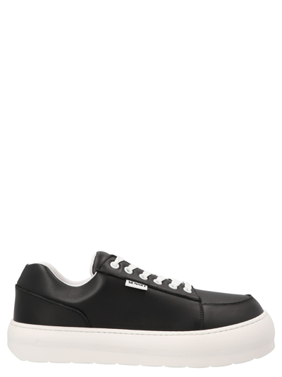 Shop Sunnei Dreamy Sneakers In White/black