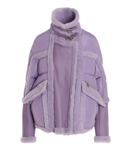 Shop Nicole Benisti Palais Palaiser Down Jacket In Purple