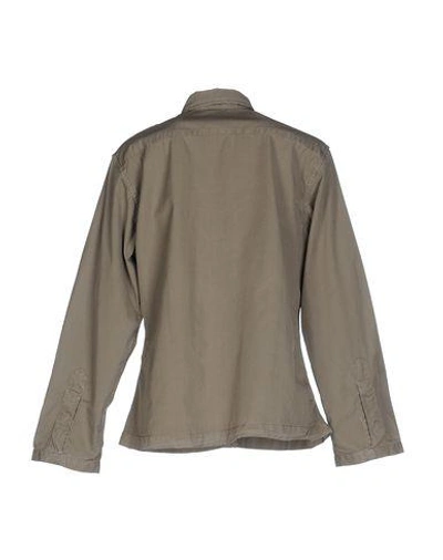 Shop Aspesi Solid Color Shirts & Blouses In Grey