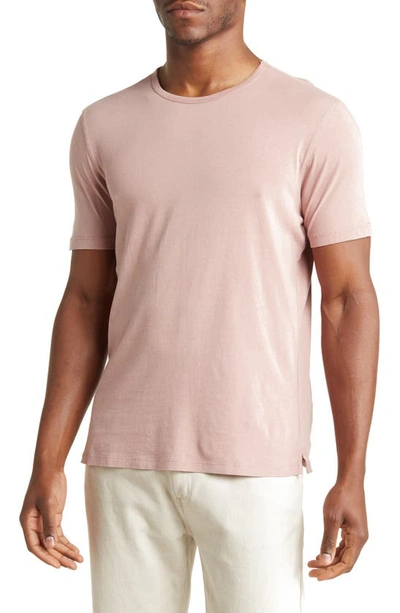 Shop Robert Barakett Kentville Short Sleeve T-shirt In Coral Tulip