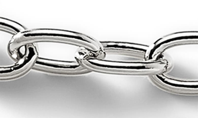 Nadri Gemma Chain Link Necklace In Rhodium