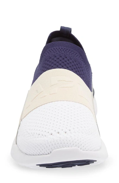Shop Apl Athletic Propulsion Labs Techloom Bliss Knit Running Shoe In Navy / Beach / White