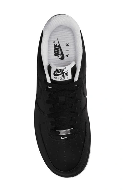 Shop Nike Air Force 1 '07 Sneaker In Black/ Black/ White