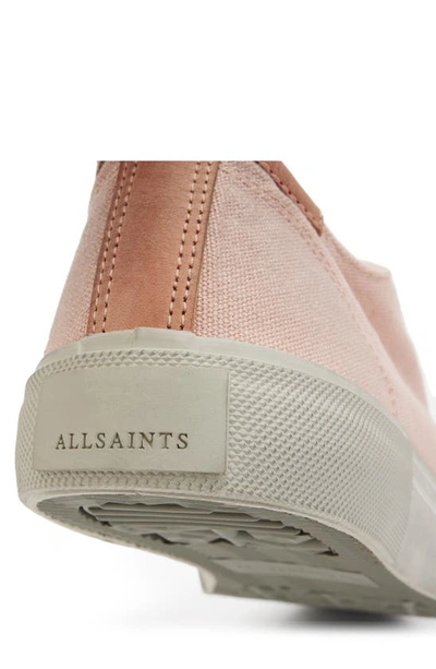 Shop Allsaints Dumont Low Top Sneaker In Dip Dye Pink