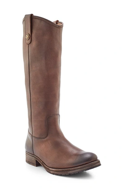 Shop Frye Melissa Double Sole Knee High Boot In Slate - Renice Leather
