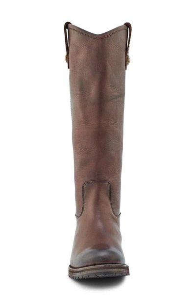 Shop Frye Melissa Double Sole Knee High Boot In Slate - Renice Leather