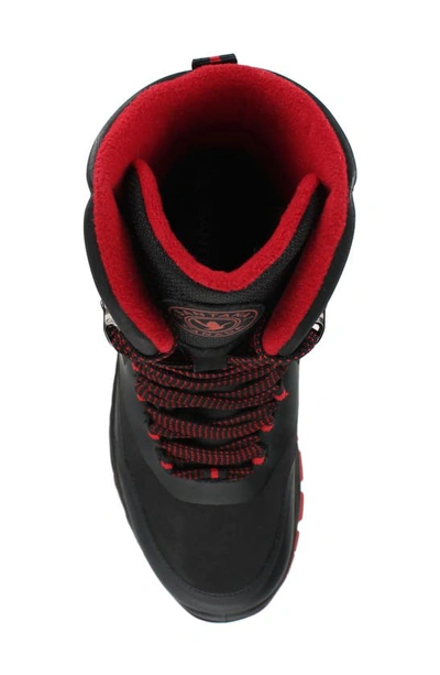 Santana Canada Tanya Waterproof Snow Boot In Black Red