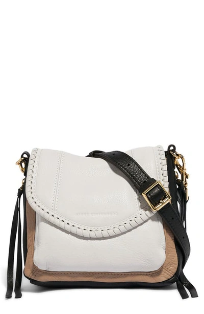 Shop Aimee Kestenberg Mini All For Love Convertible Leather Crossbody Bag In Oat Colorblock