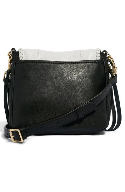 Shop Aimee Kestenberg Mini All For Love Convertible Leather Crossbody Bag In Oat Colorblock