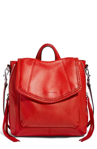 Shop Aimee Kestenberg All For Love Convertible Leather Backpack In Corvette Red