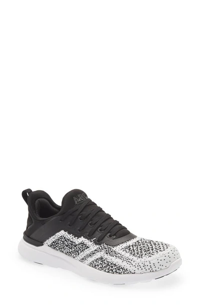Shop Apl Athletic Propulsion Labs Techloom Tracer Knit Training Shoe In Black / White / Ombre