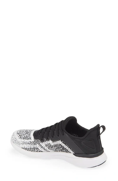 Shop Apl Athletic Propulsion Labs Techloom Tracer Knit Training Shoe In Black / White / Ombre