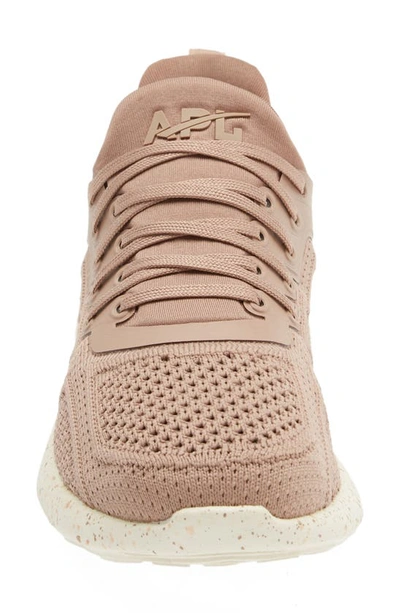 Shop Apl Athletic Propulsion Labs Techloom Tracer Knit Training Shoe In Almond / Pristine / Caramel