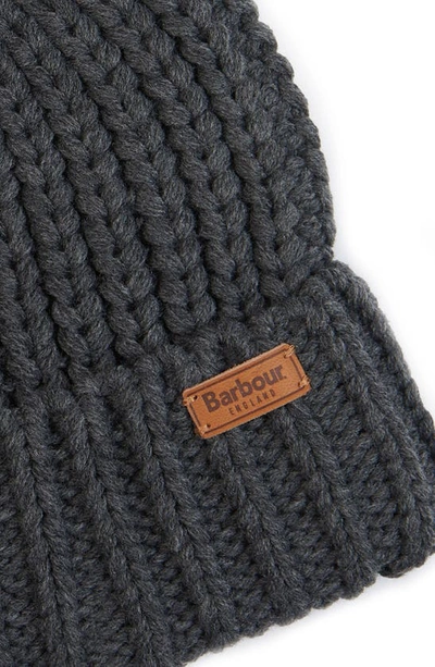 Barbour Saltburn Beanie In Charcoal
