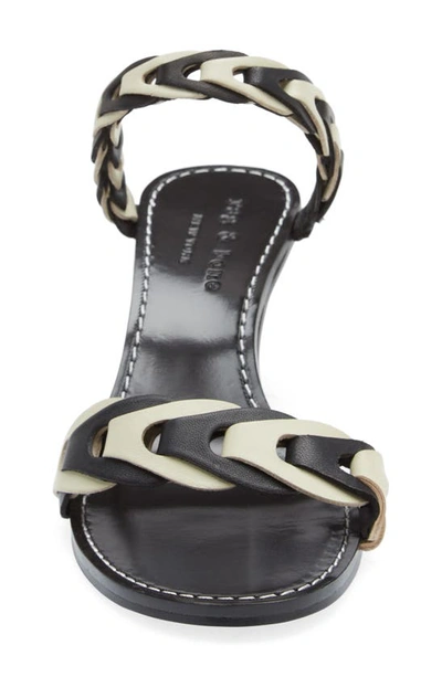 Shop Rag & Bone Infinity Sandal In Blackmult Leather