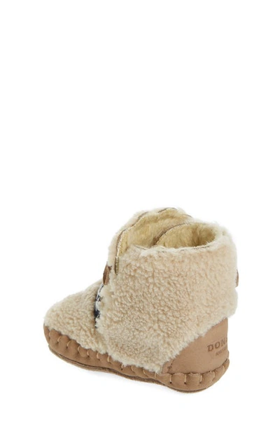 Shop Donsje Kids' Kapi Alpaca Faux Fur Slip-on Shoe In Beige Curly Faux Fur