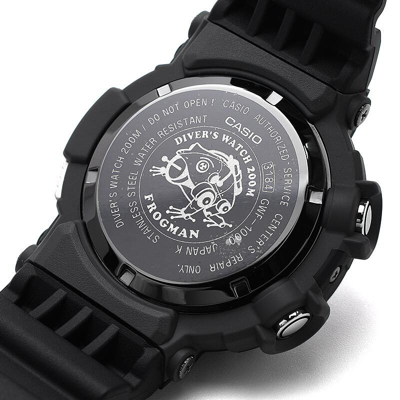 Pre-owned G-shock Casio  Gwf-1000-1jf Frogman Master Of Sea Radio Solar Watch Gwf-1000-1