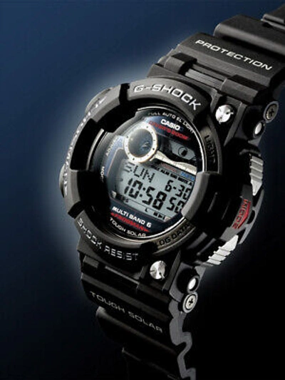 Pre-owned G-shock Casio  Gwf-1000-1jf Frogman Master Of Sea Radio Solar Watch Gwf-1000-1