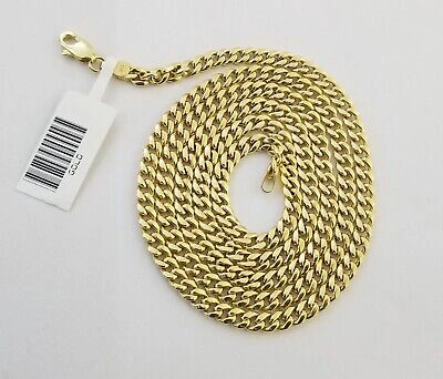 Pre-owned Globalwatches10 Real 10 K Gold Last Supper Charm Miami Cuban Chain 4mm 24" Necklace Pendant Set In Yellow